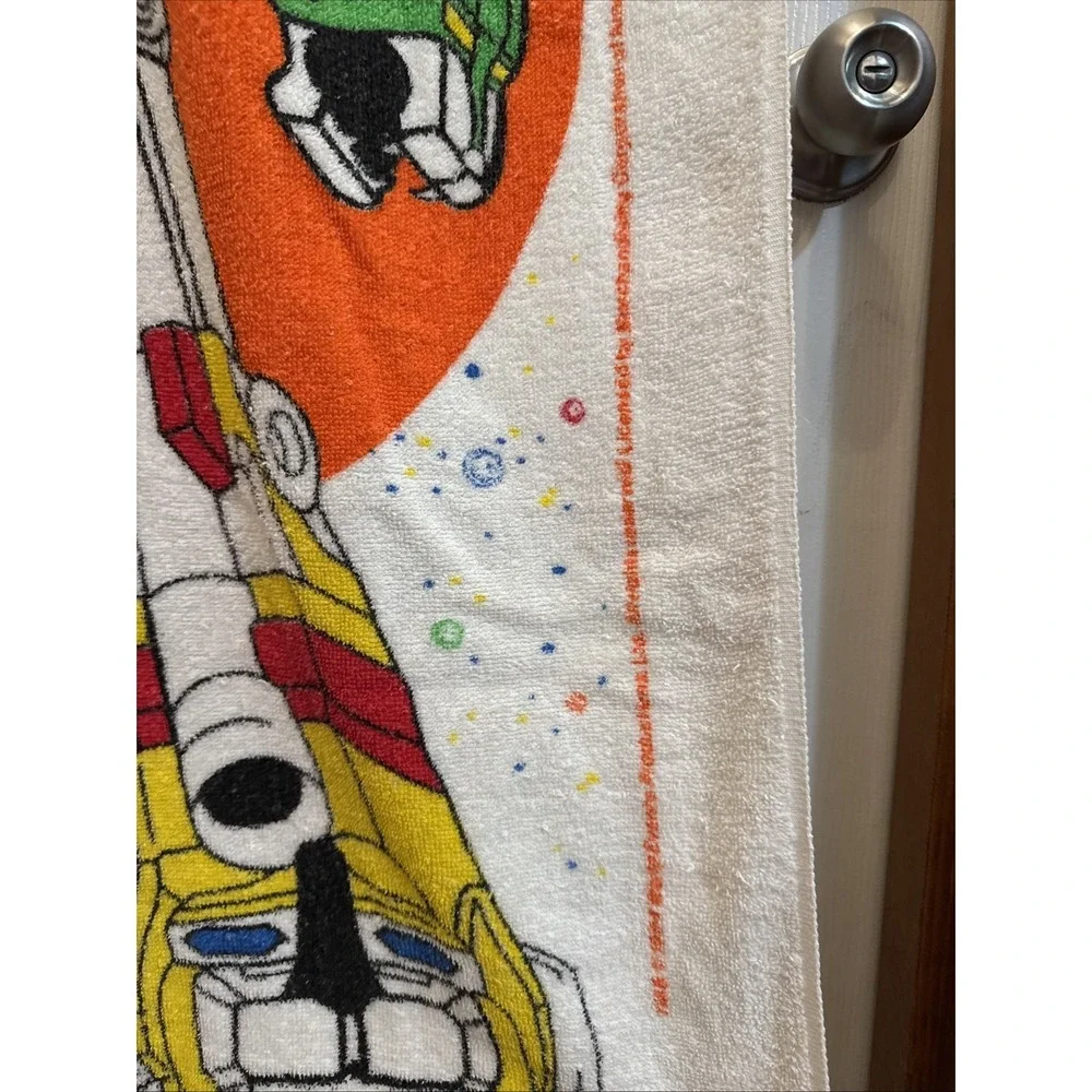 Vtg Voltron Beach Towel 1984 Defender Of The Universe Franco 80s